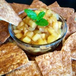 Baked Cinnamon Chips and Apple Pie Salsa