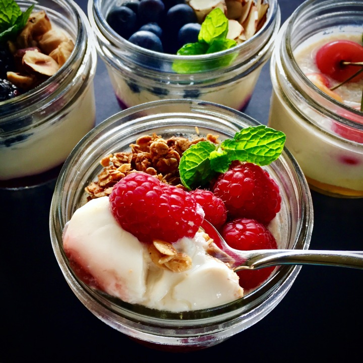 Instant Pot Non-dairy Yogurt (with fruit on the bottom) 